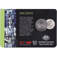 2018 20¢ ANZAC Spirit - Decisive Carded/Coin